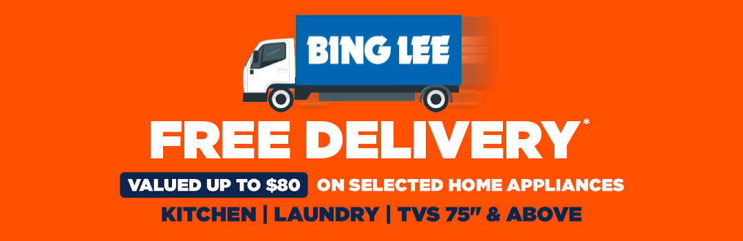 Free Delivery* valued up to $80