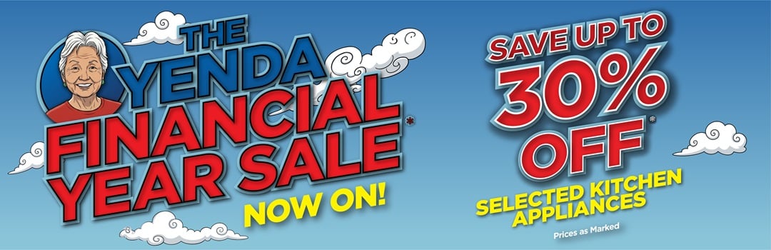 Save up to 30% Off* selected Kitchen Appliances