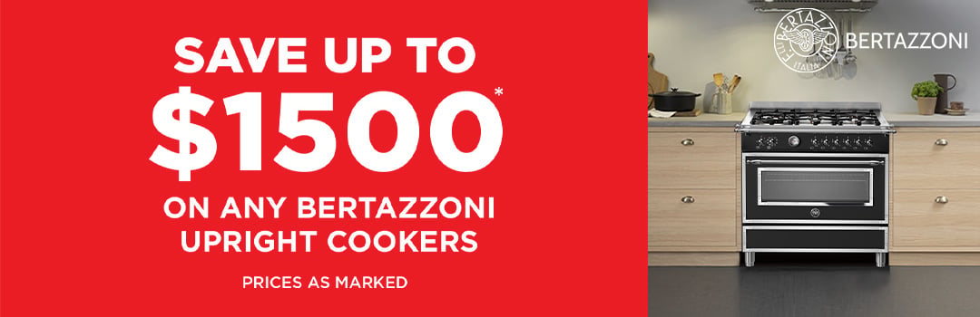 Bertazzoni $1500 Save