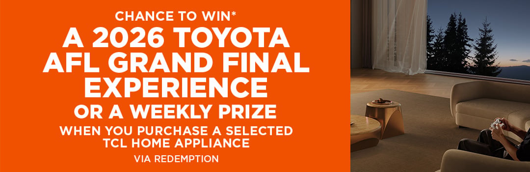 Chance to Win* a 2026 Toyota AFL Grand Final Experience