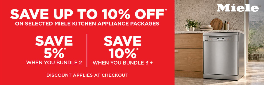 Save up to 10%* on Miele Kitchen appliance packages