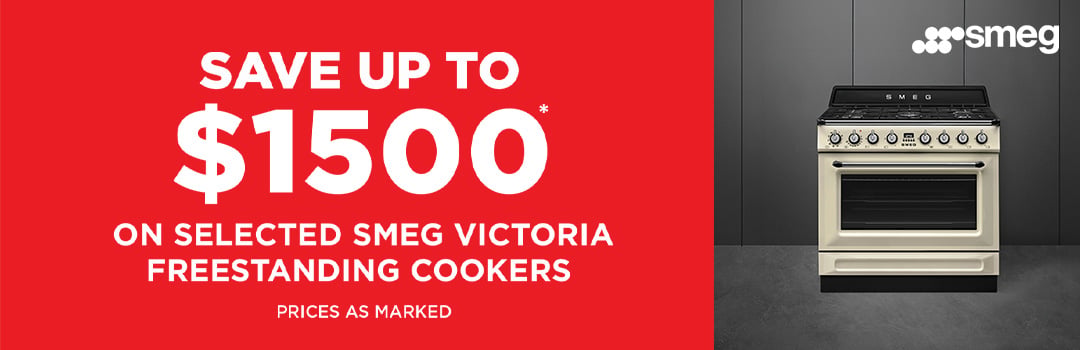 Save up to $1500* on Selected Victoria Freestanding Cookers