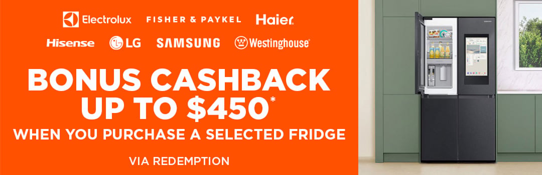 Bonus Cashback up to $450*