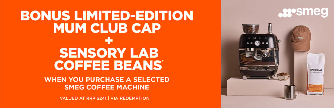 Bonus Limited-Edition Mum Club Cap + Sensory Lab Coffee Beans*