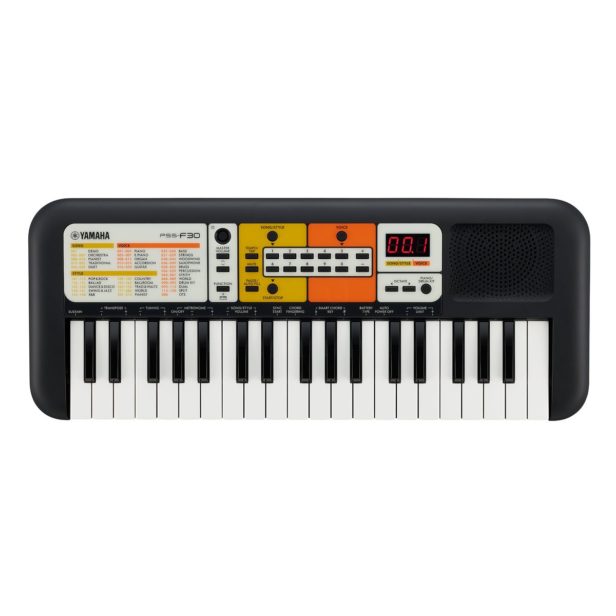 Yamaha 37-key Portable Keyboard PSSF30 - Bing Lee