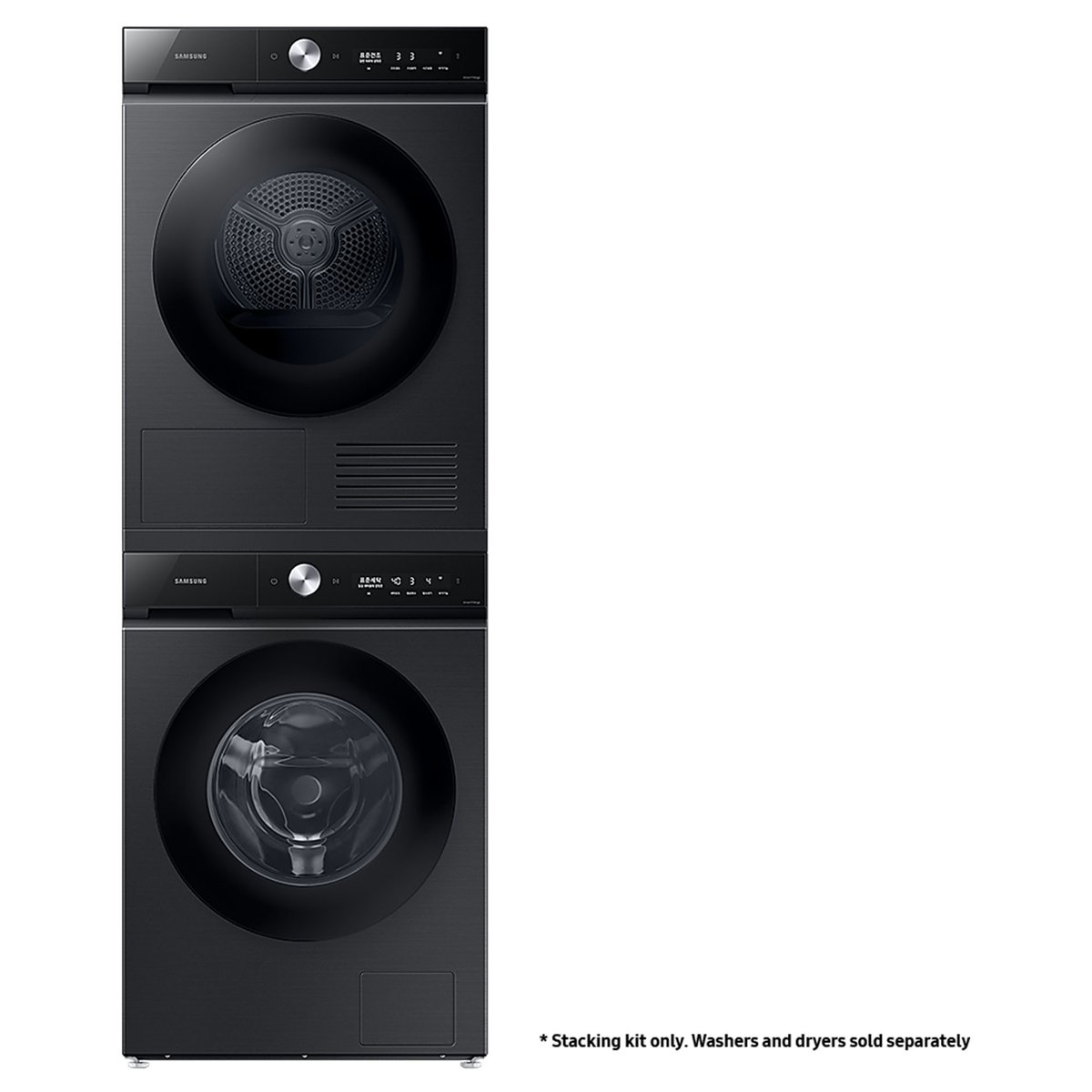 Samsung Bespoke Laundry Stacking Kit - Black SKK-SRV - Bing Lee - Bing Lee