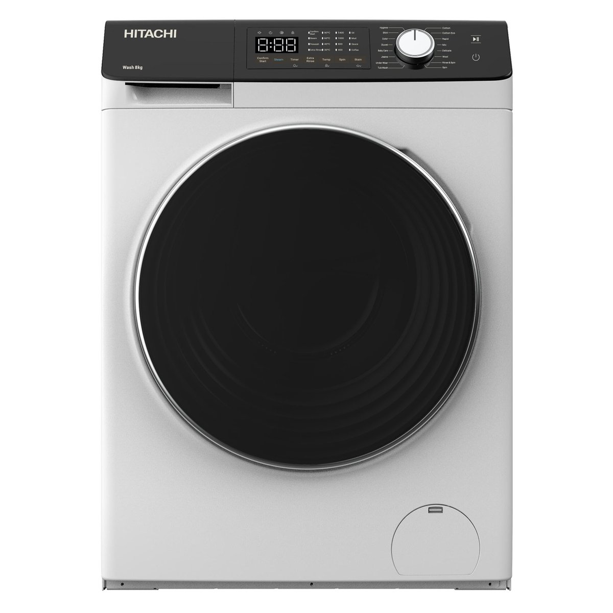 Hitachi 8kg White Front Loading Washing Machine BD-804HVOWAU