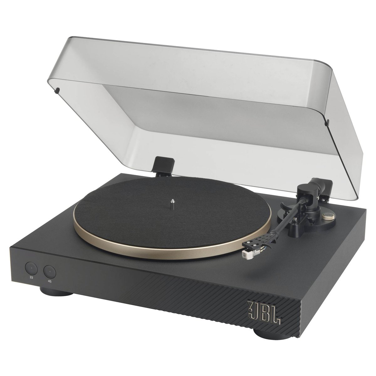 JBL Spinner Bluetooth Turntable - Black Gold. JBLSPINNERBTGLDAS product image