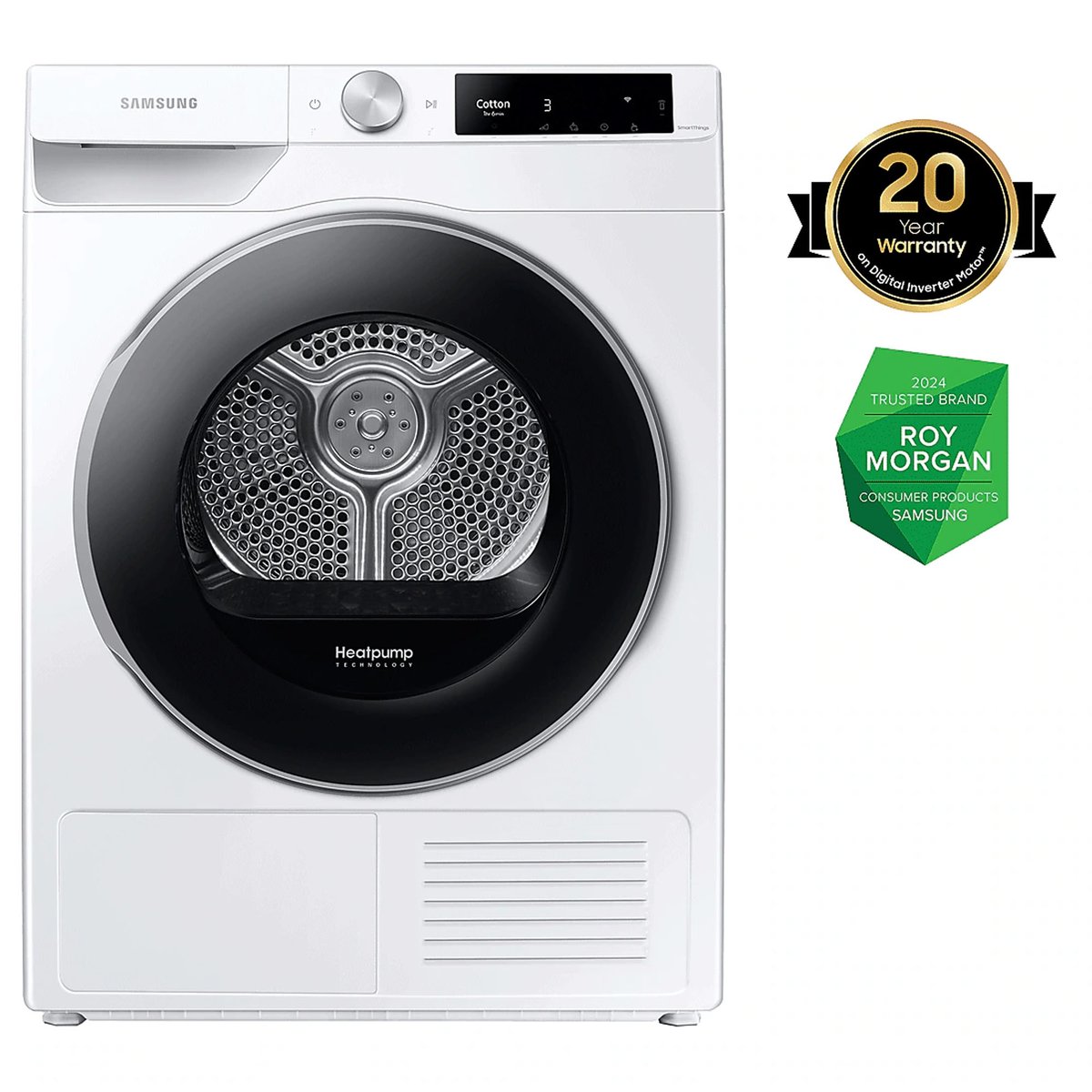 Samsung 9kg Smart Heat Pump Dryer DV91T6440LE product image