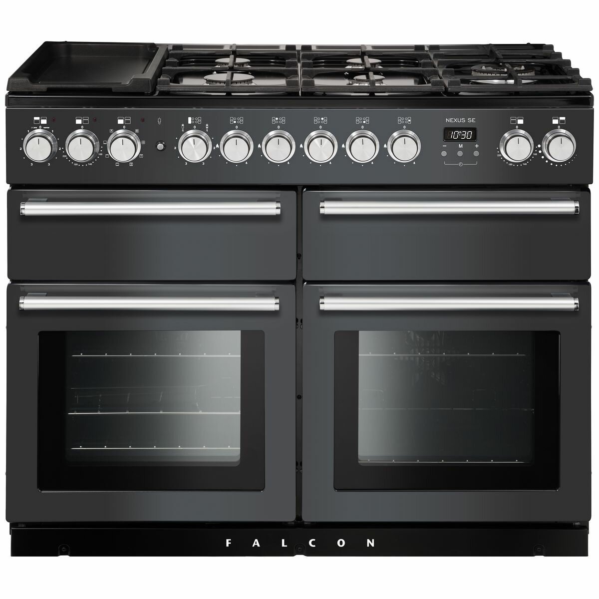 Falcon Nexus SE 110cm Dual Fuel Range Cooker Slate/Chrome ...