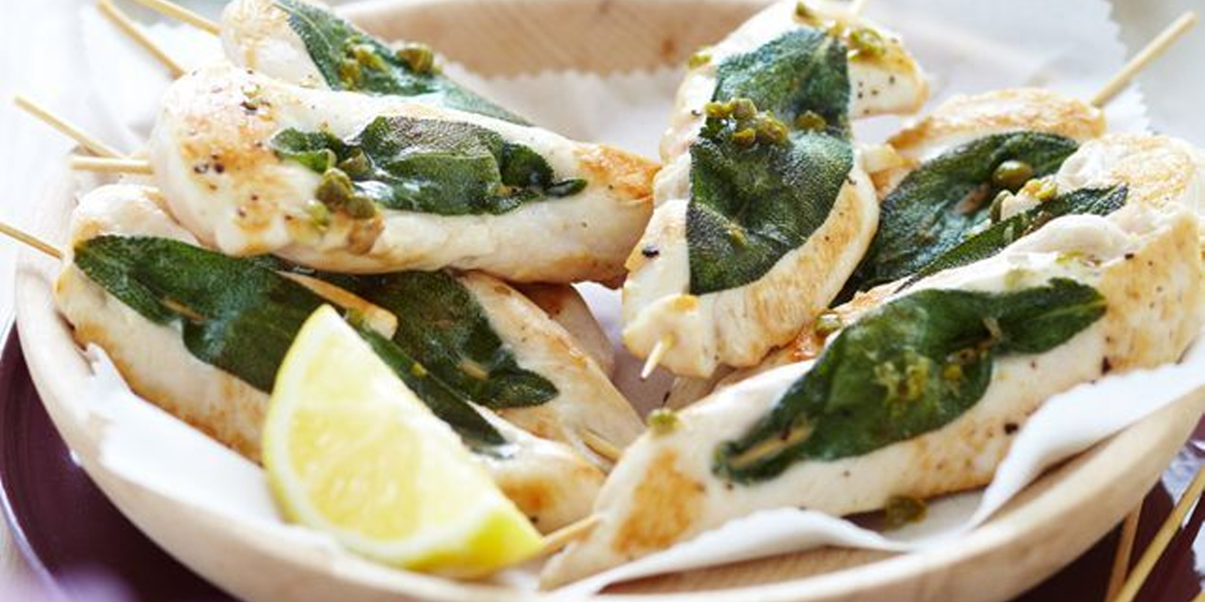 Chicken Sage Skewers