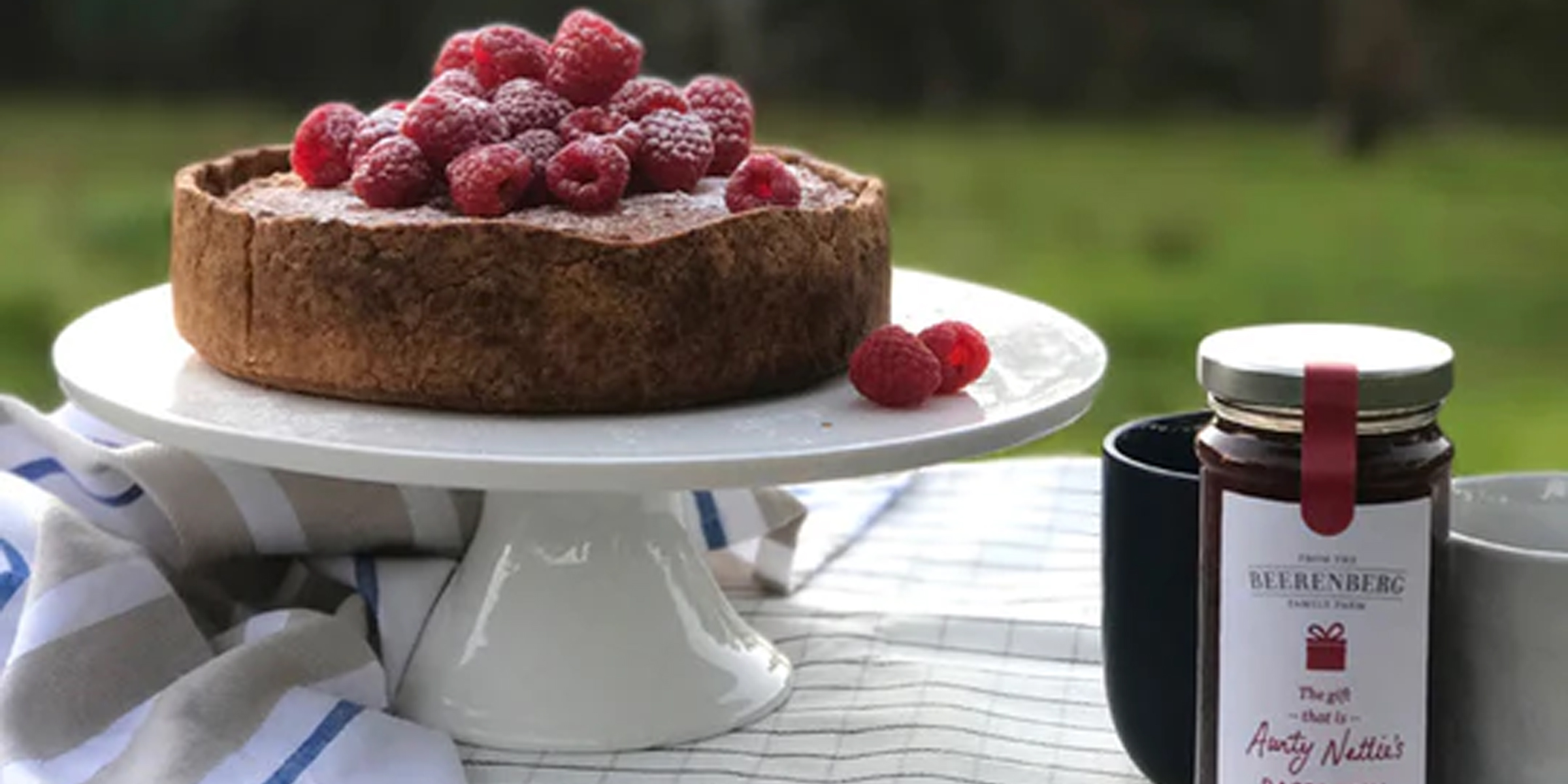 Raspberry and Almond Tart