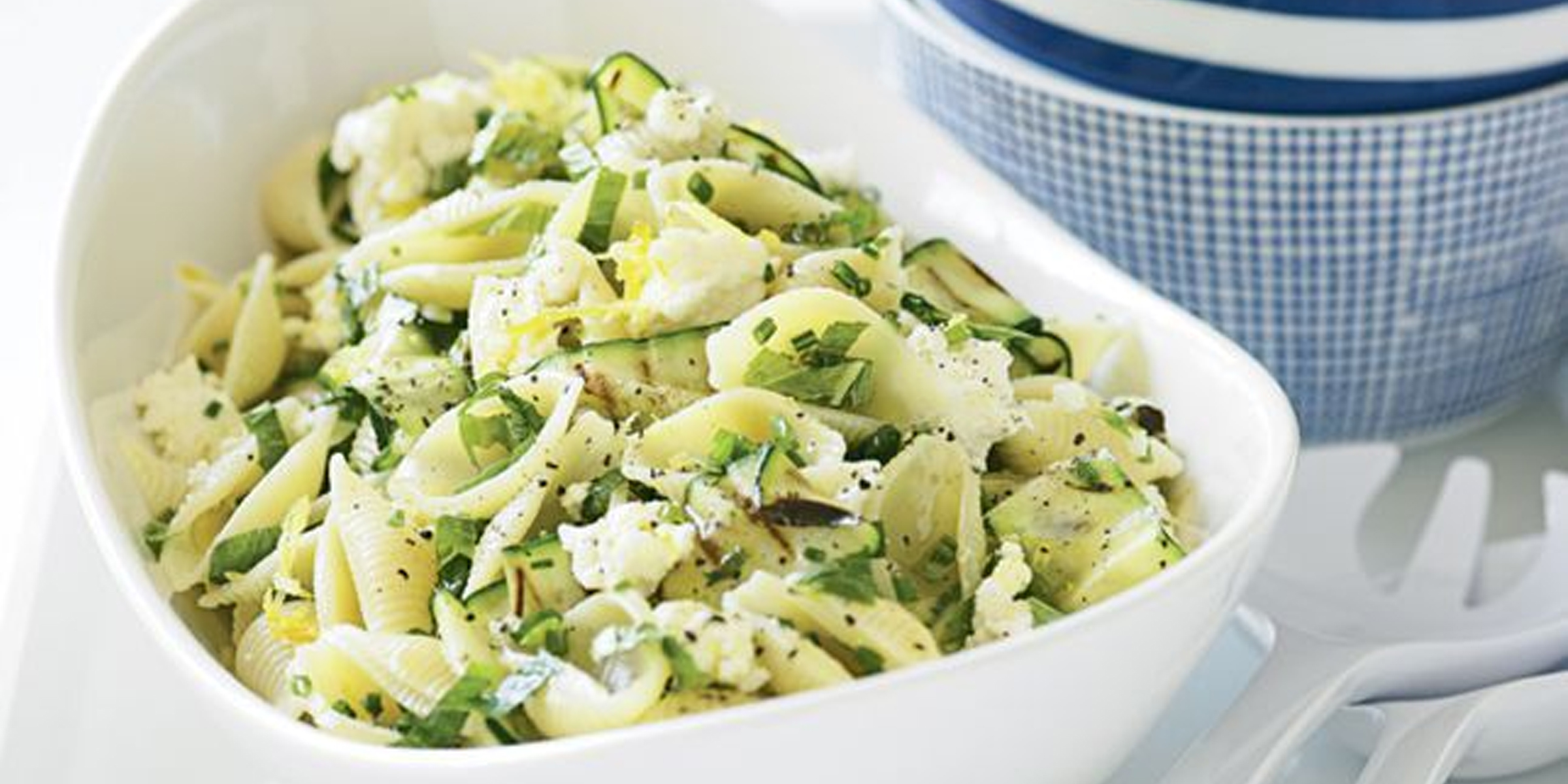 Zucchini and Ricotta Pasta Salad