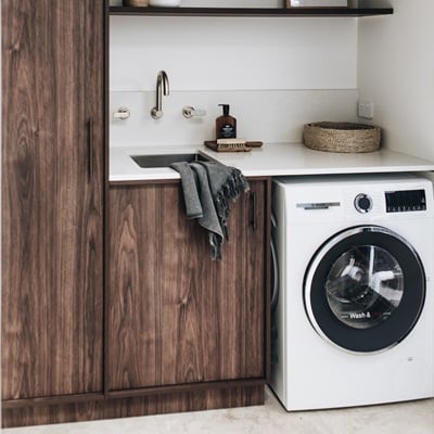 In-built washing machine
