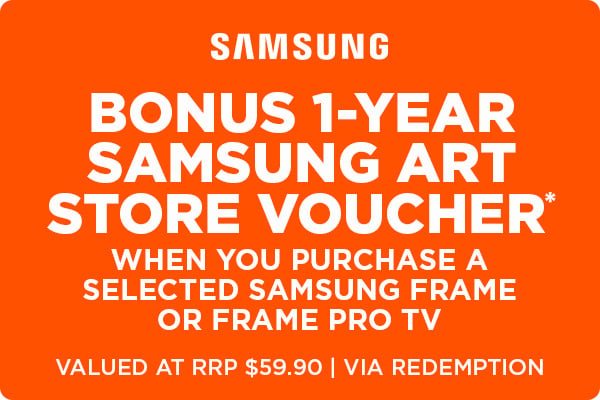 Bonus 1-year Samsung Art Store voucher