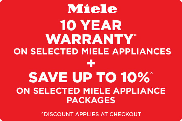 Miele Warranty + Save Offer