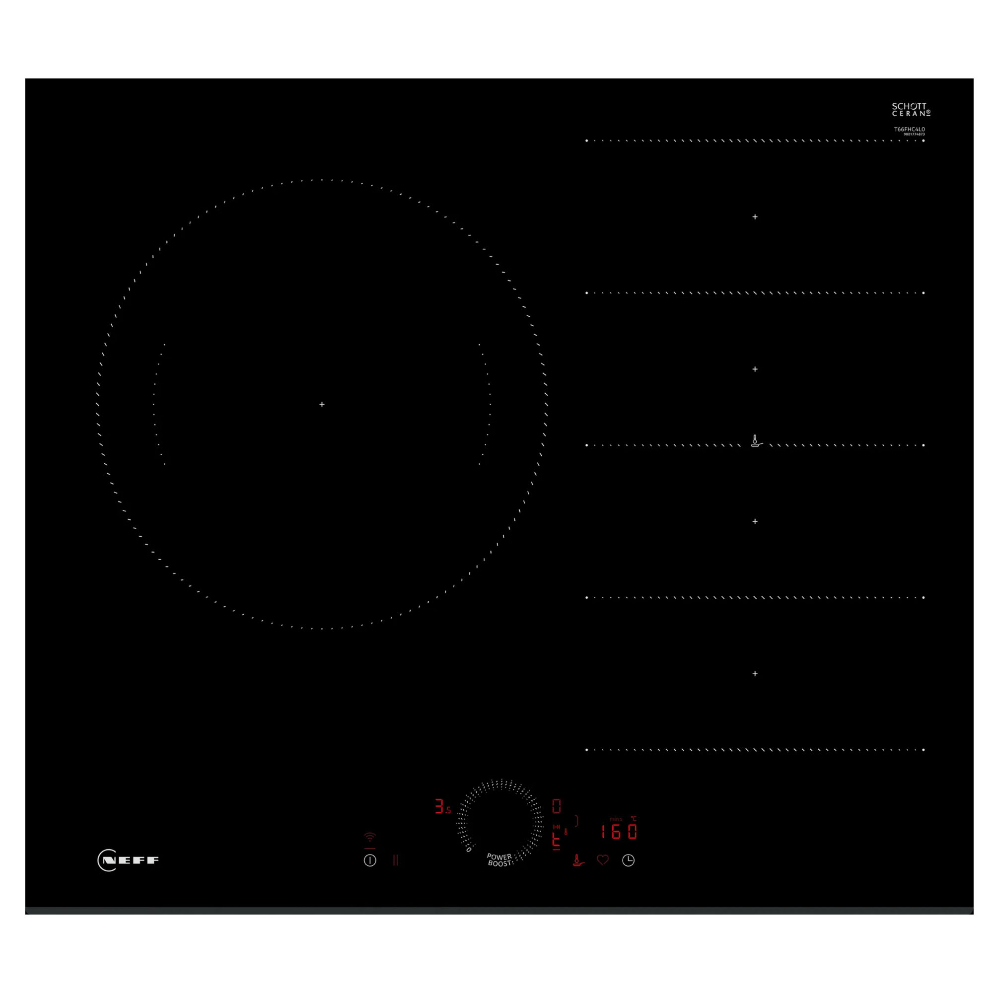 Neff 60cm Induction Cooktop with virtual twistpad T66FHC4L0
