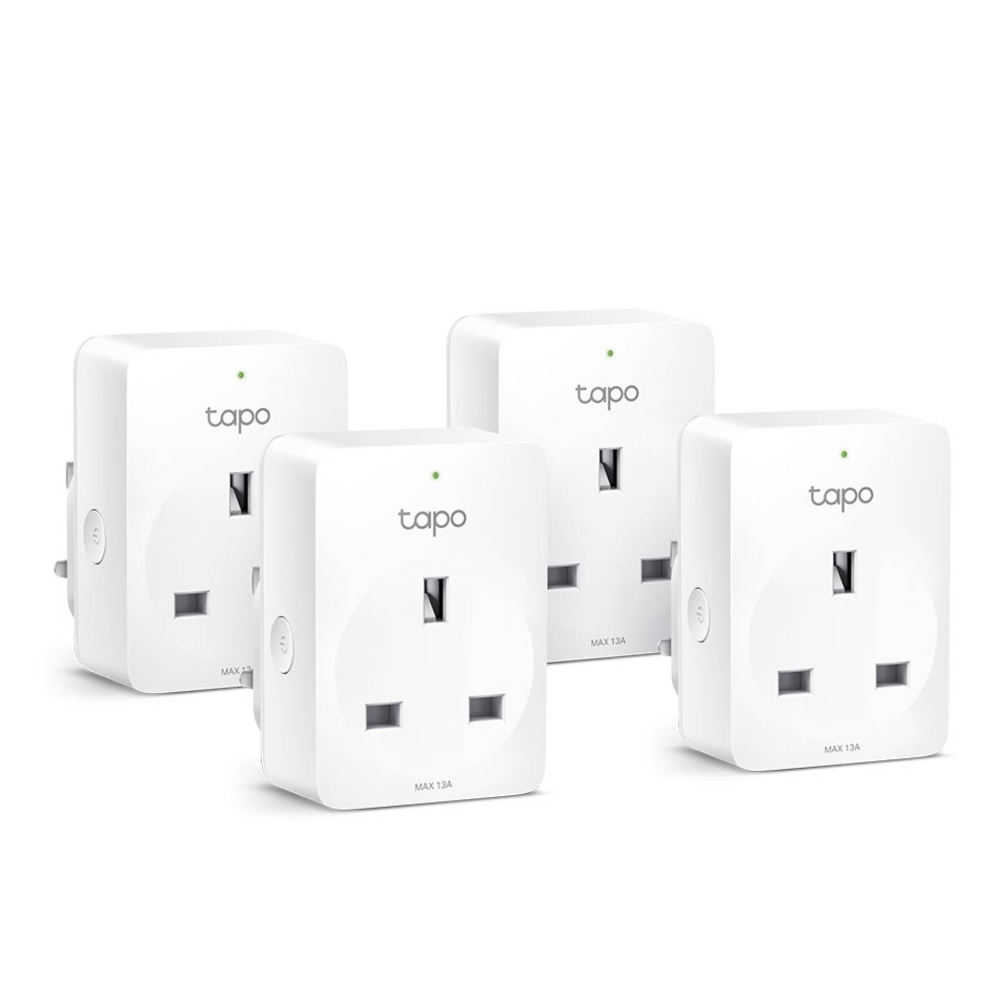 tp-link Tapo Mini Smart Wi-Fi Socket - 4 Pack P100-4