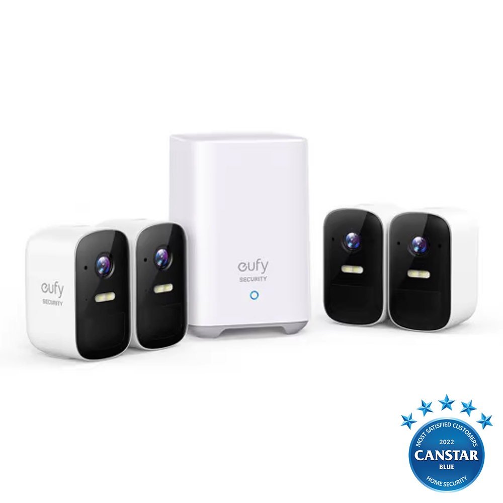Eufy eufyCam 2C 2K Wireless Home Security System (4 Pack) T8863CD1