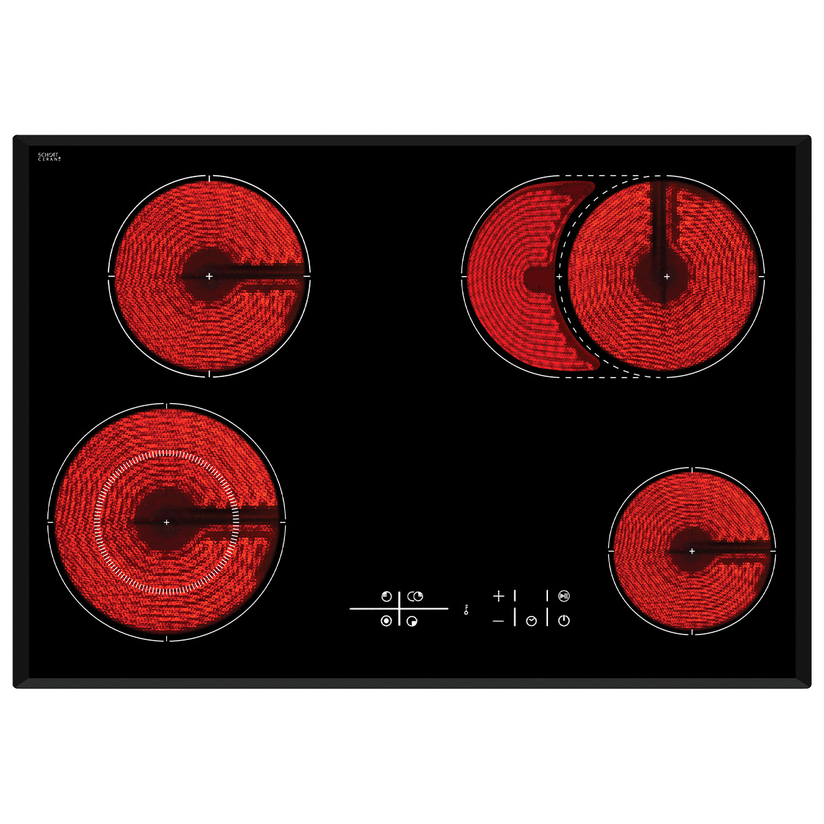 75cm ceramic cooktop