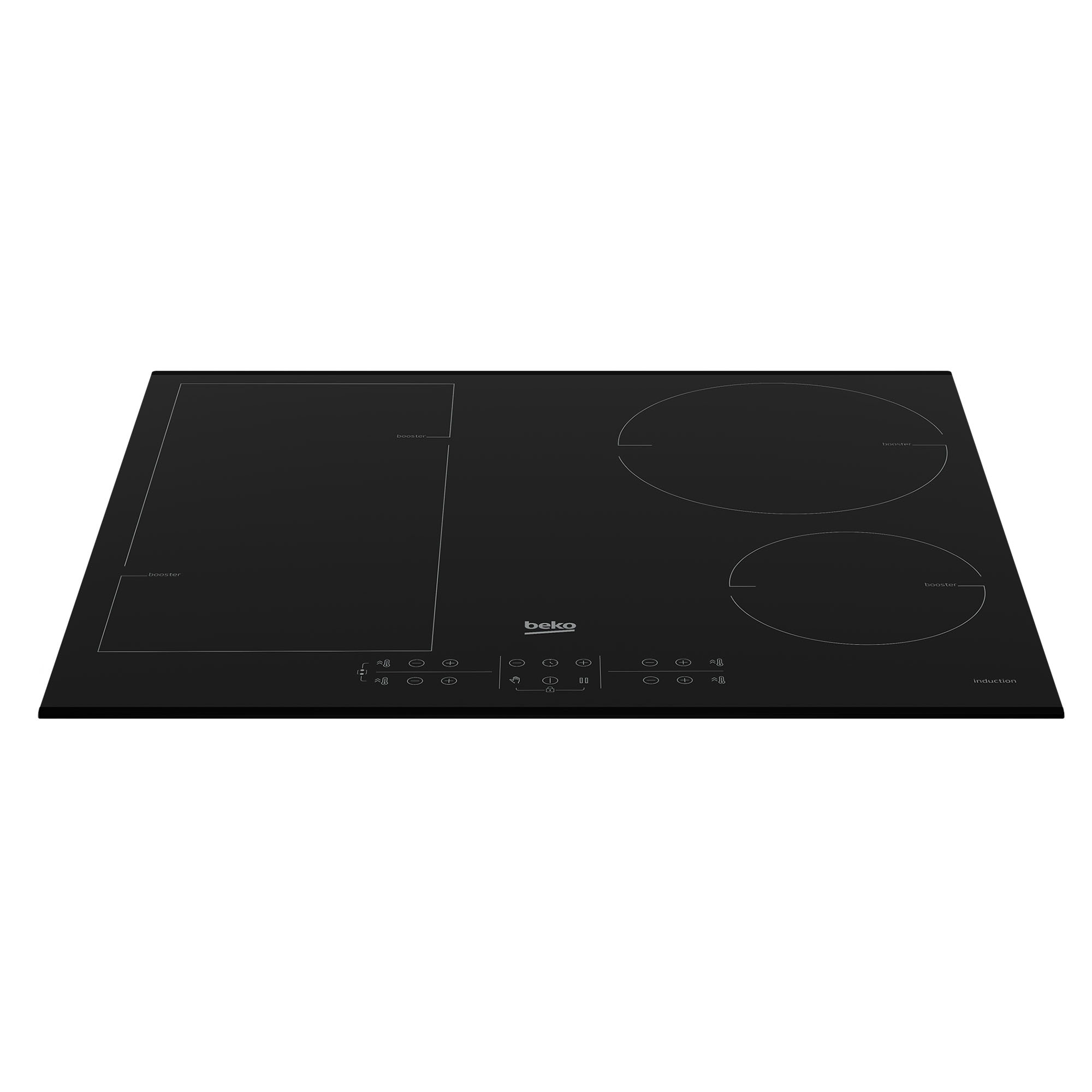 Beko Induction 60 cm BuiltIn Cooktop with Indyflex Zone BCT600IG