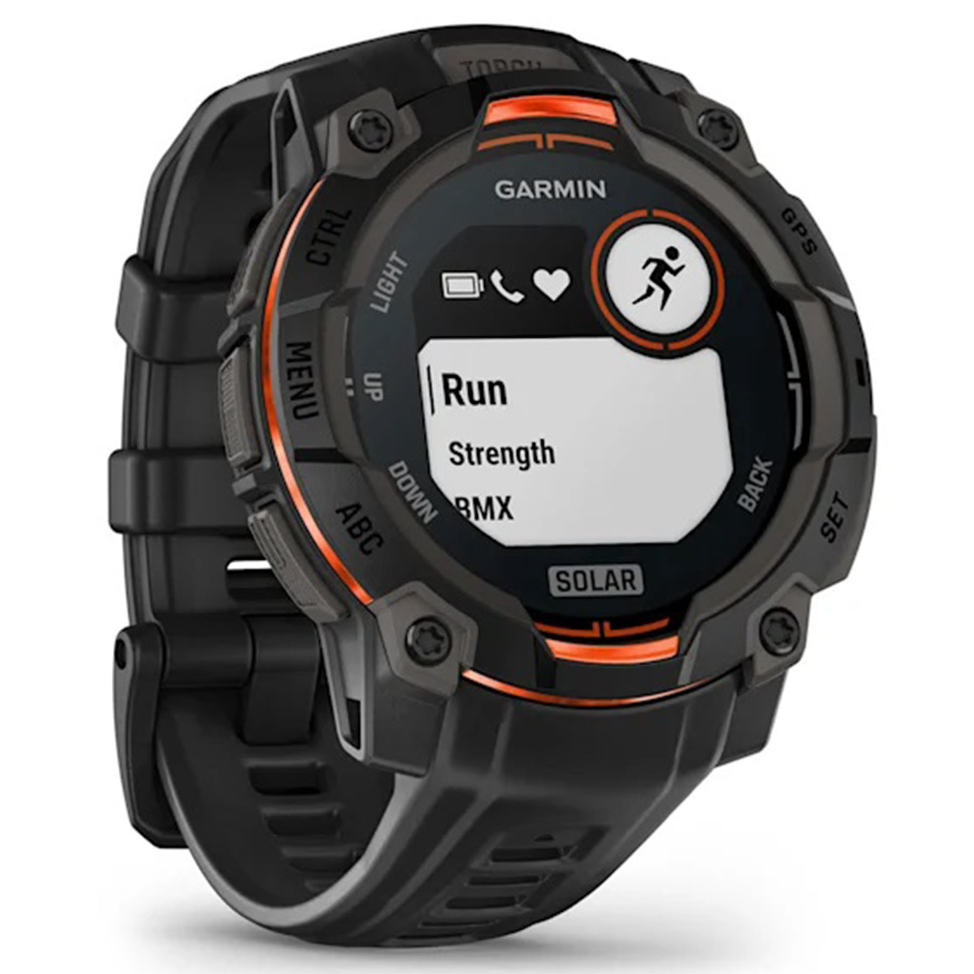 Garmin Instinct 3 - 45 mm, Solar Black with Black Band 010