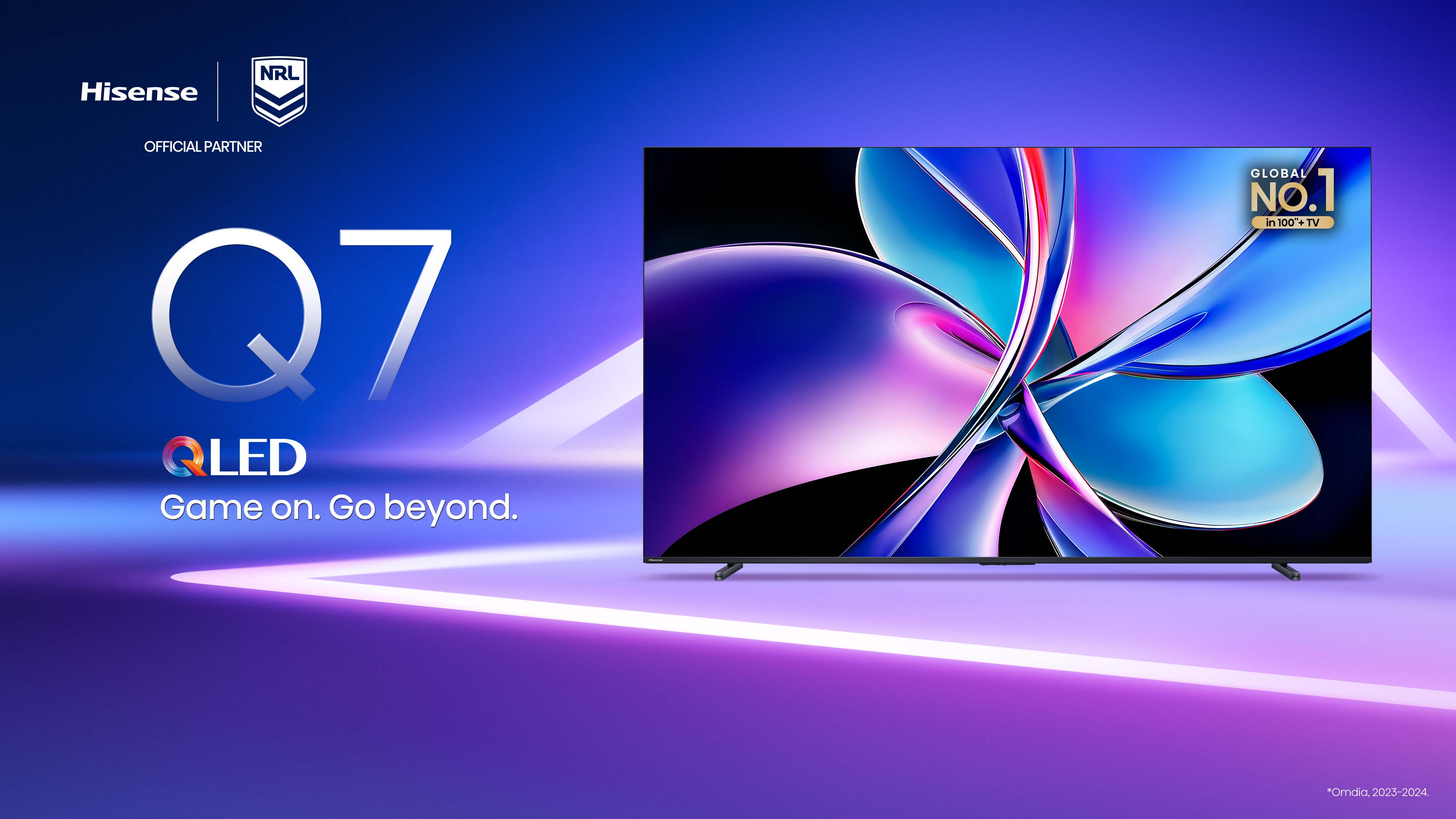 Hisense 100" Q7QAU 4K QLED 144Hz Smart TV (2025) 100Q7QAU - Bing Lee