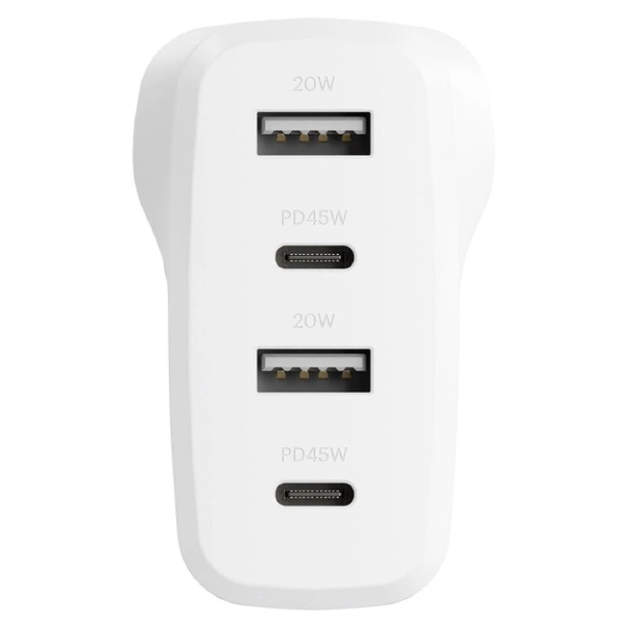 Cygnett PowerPlus Multi Port Wall Charger 45W - White CY4769PDWCH