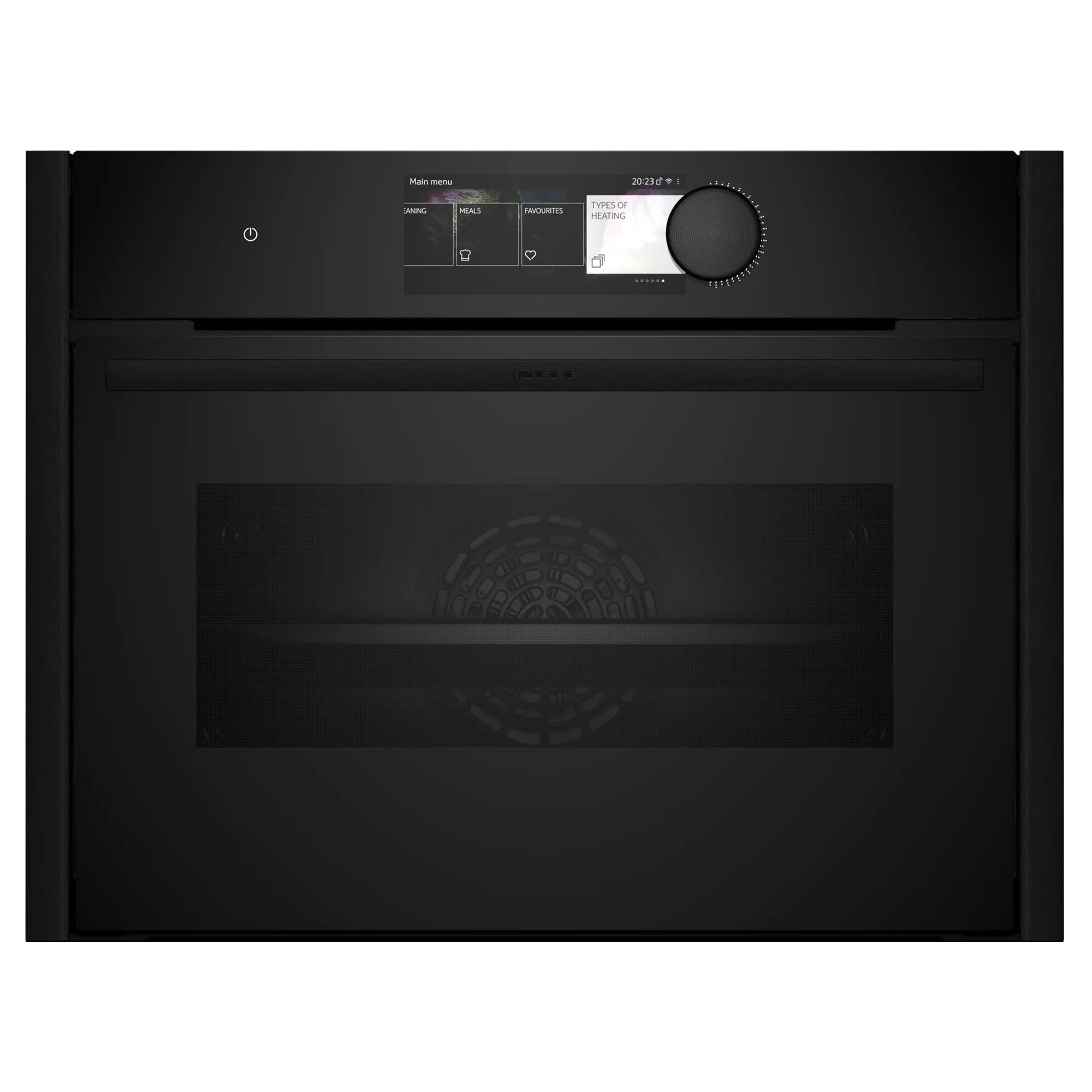 Neff Compact Oven with FullSteam with Deep Black Side Trims / Handle and TwistPad Flex C29FY5CY0-DB