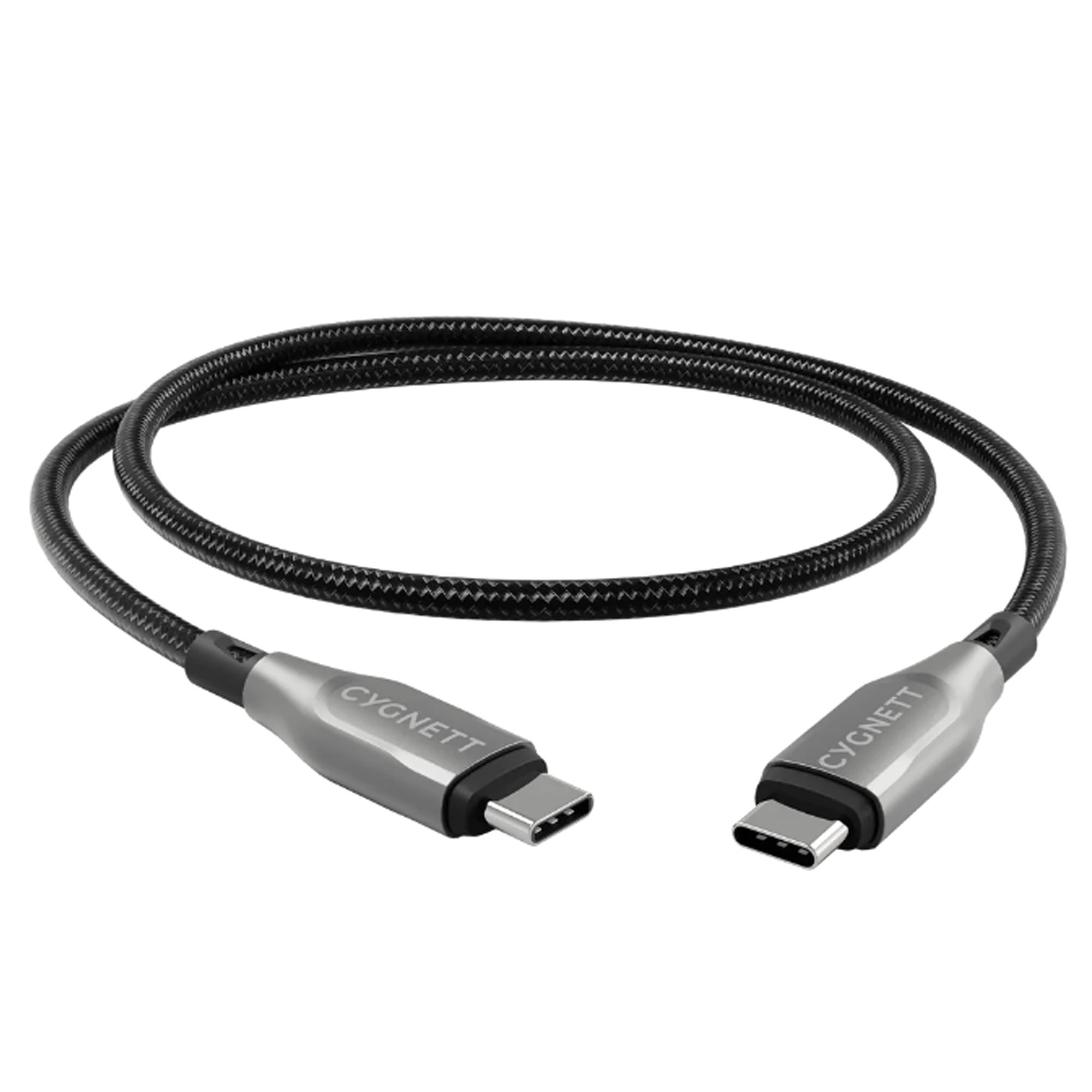 Cygnett Armoured USB-C to USB-C Cable 1m - Black CY4674PCTYC