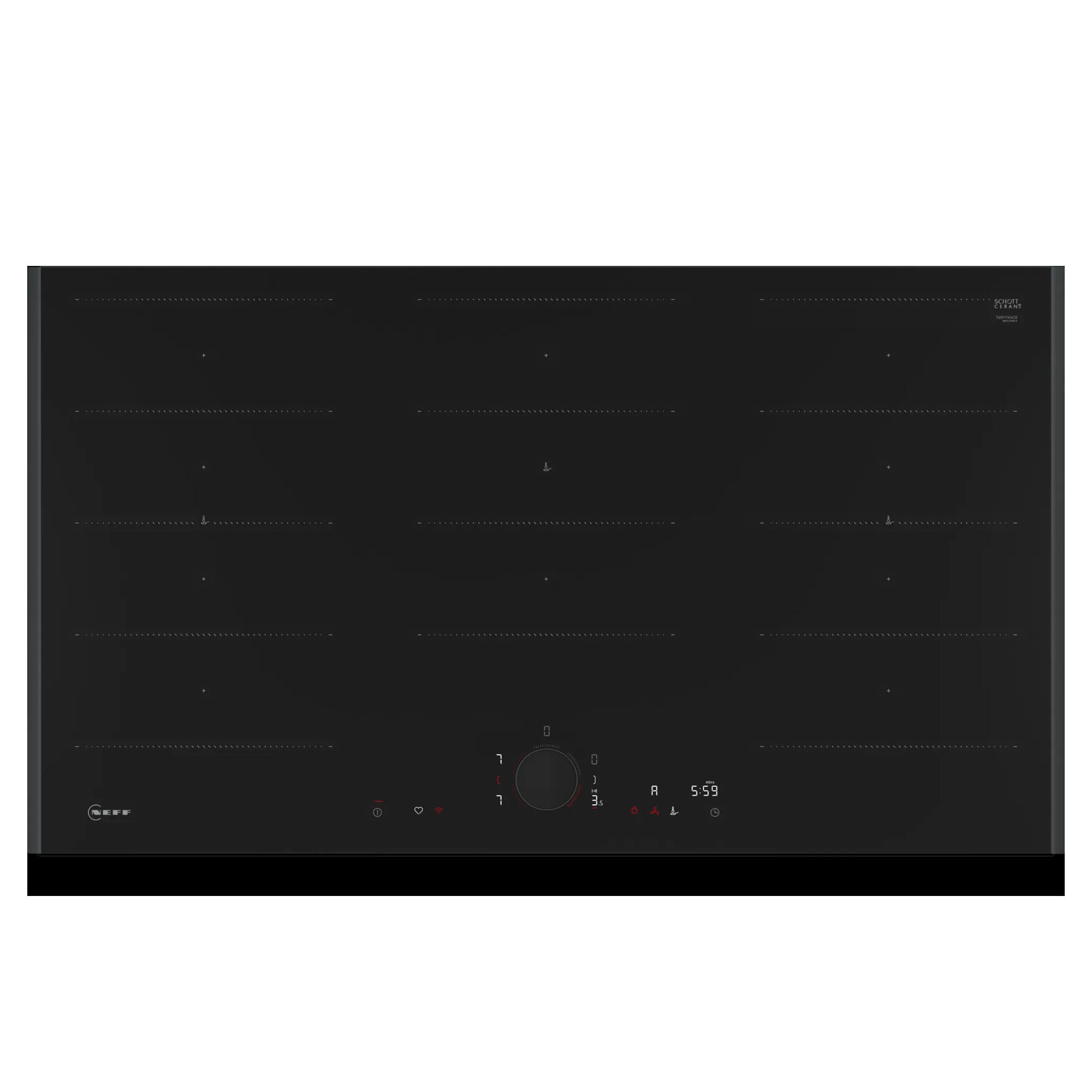 Neff 90cm Induction Cooktop with Twistpad Anthracite Grey T69YYX4C0-AG