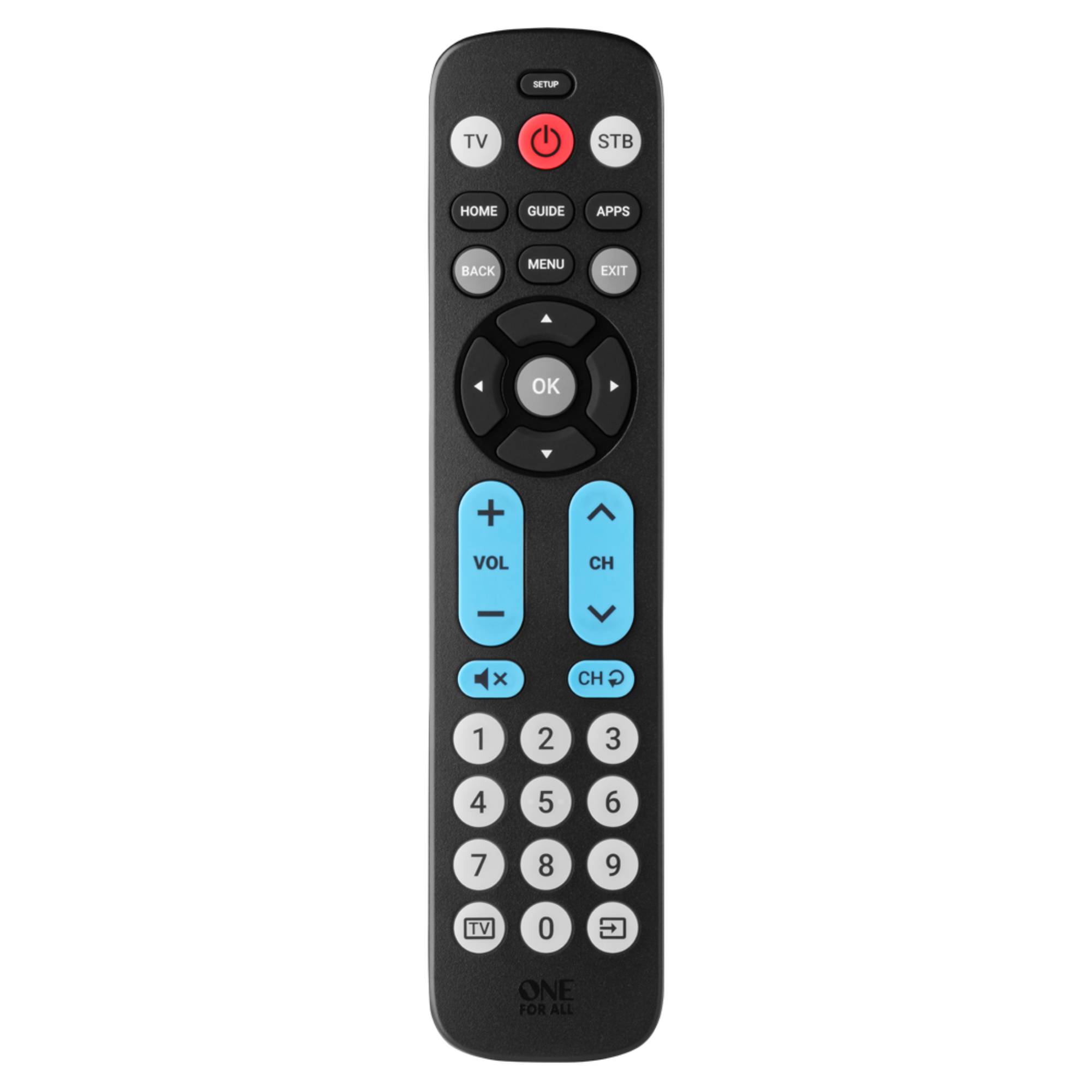 One For All Big Button TV Universal Remote URC6821