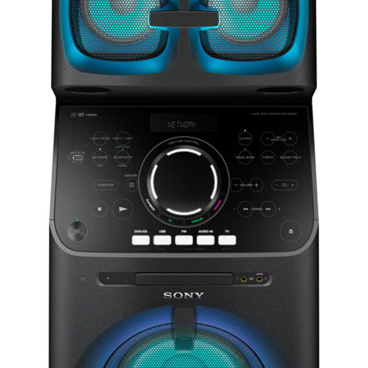 Sony MEGAPARTY DVD/CD/BT/MIC BLK 