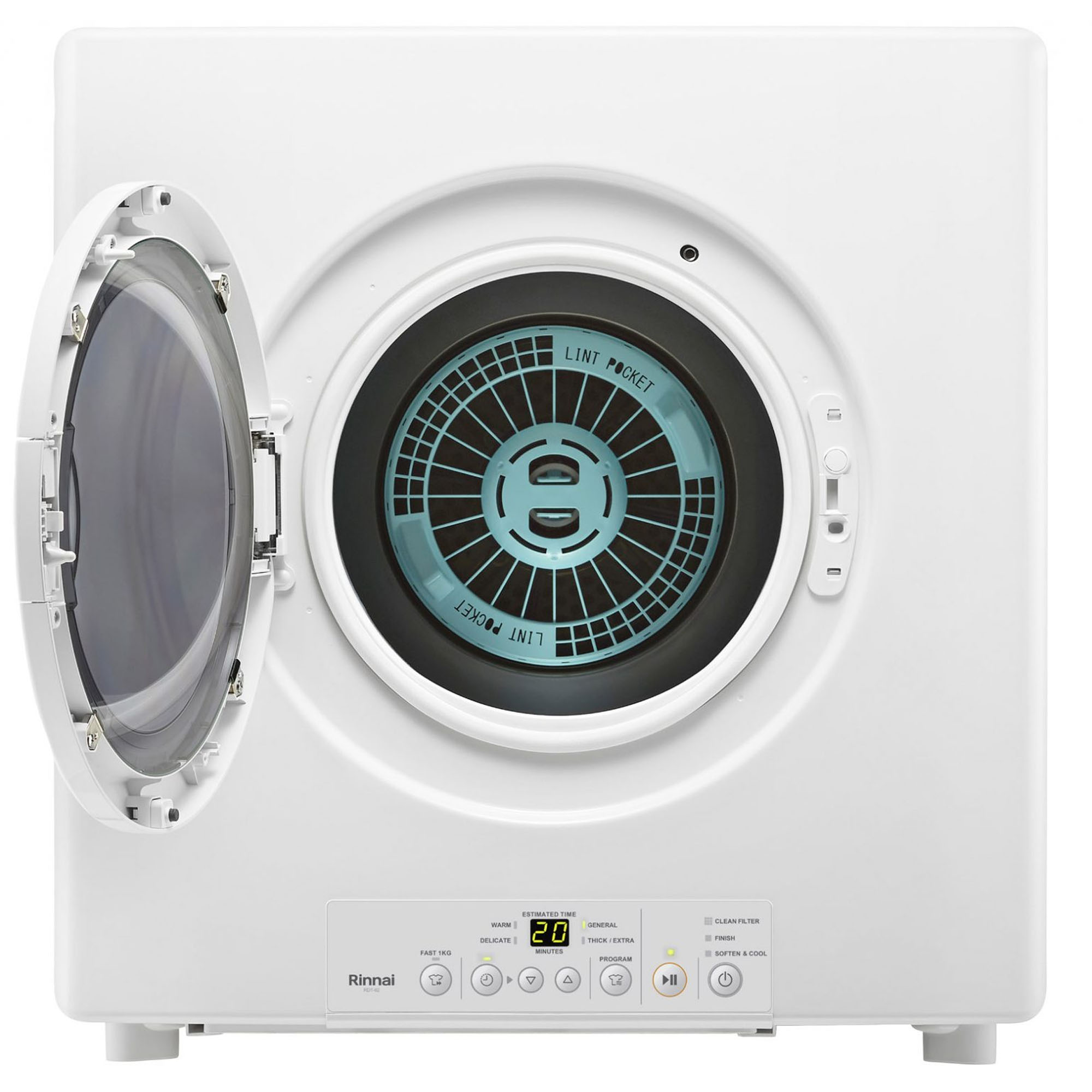 Rinnai DrySoft® 9kg Gas Dryer Natural Gas DRYSOFT9N. Buy Online