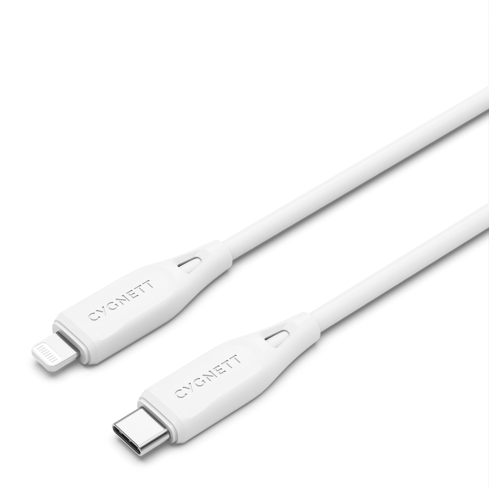 Cygnett Essentials Lightning To USB-C Cable 1m - White CY4696PCCCL