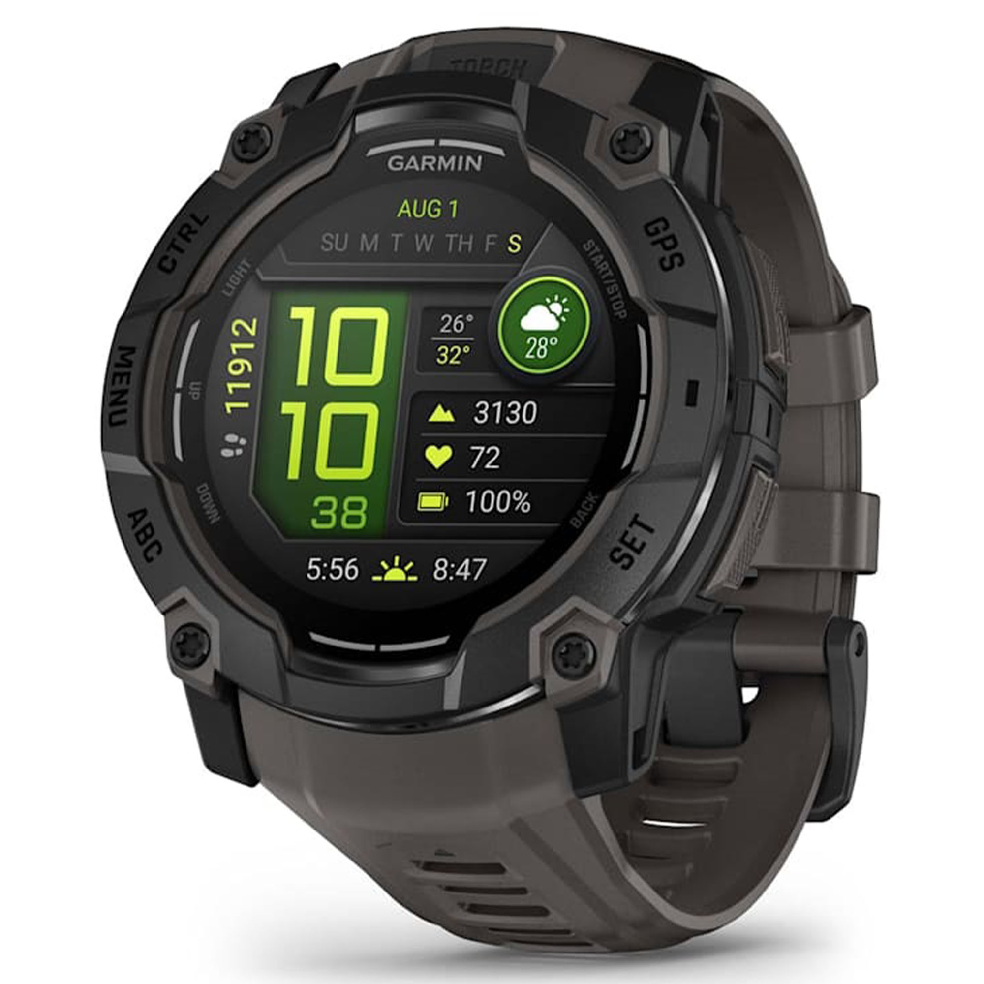 Garmin Instinct 3 - 50 mm, AMOLED Black with Charcoal Band 010-03020-00