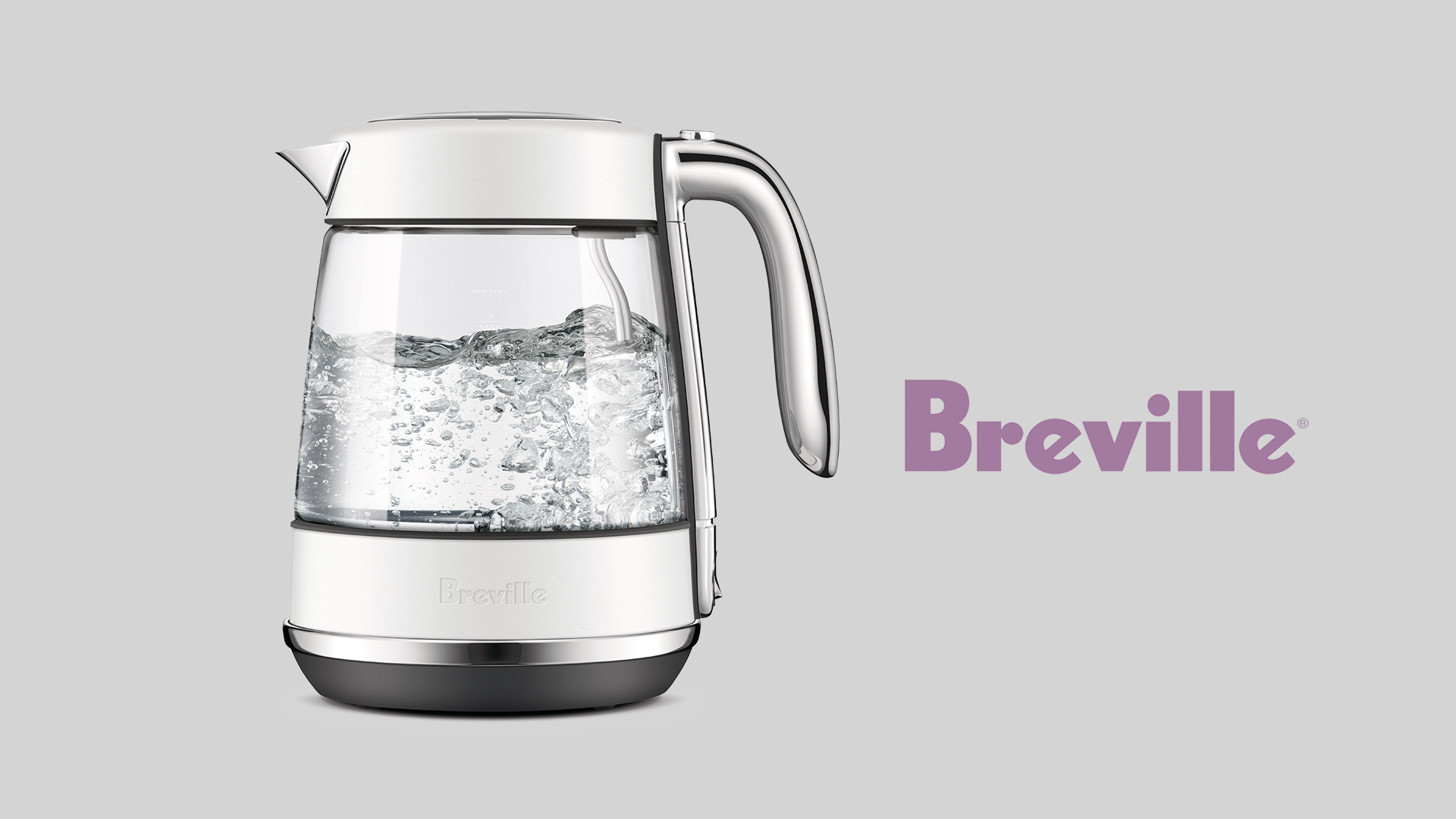 Breville The Crystal Luxe Kettle Sea Salt BKE765SST Buy Online with