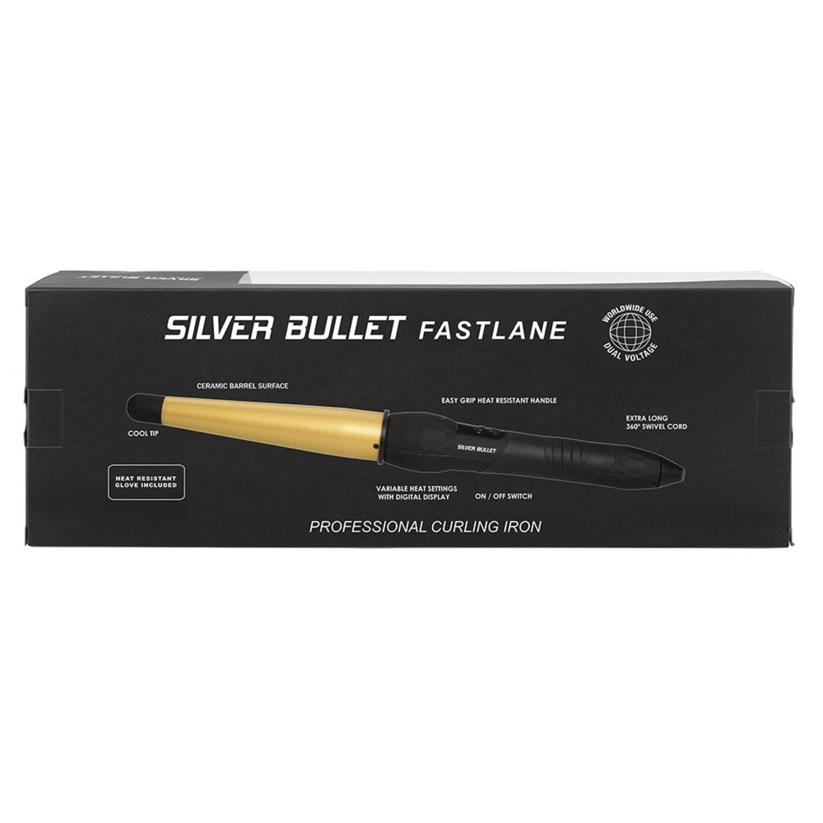 Silver bullet fastlane large ceramic conical curling iron clearance