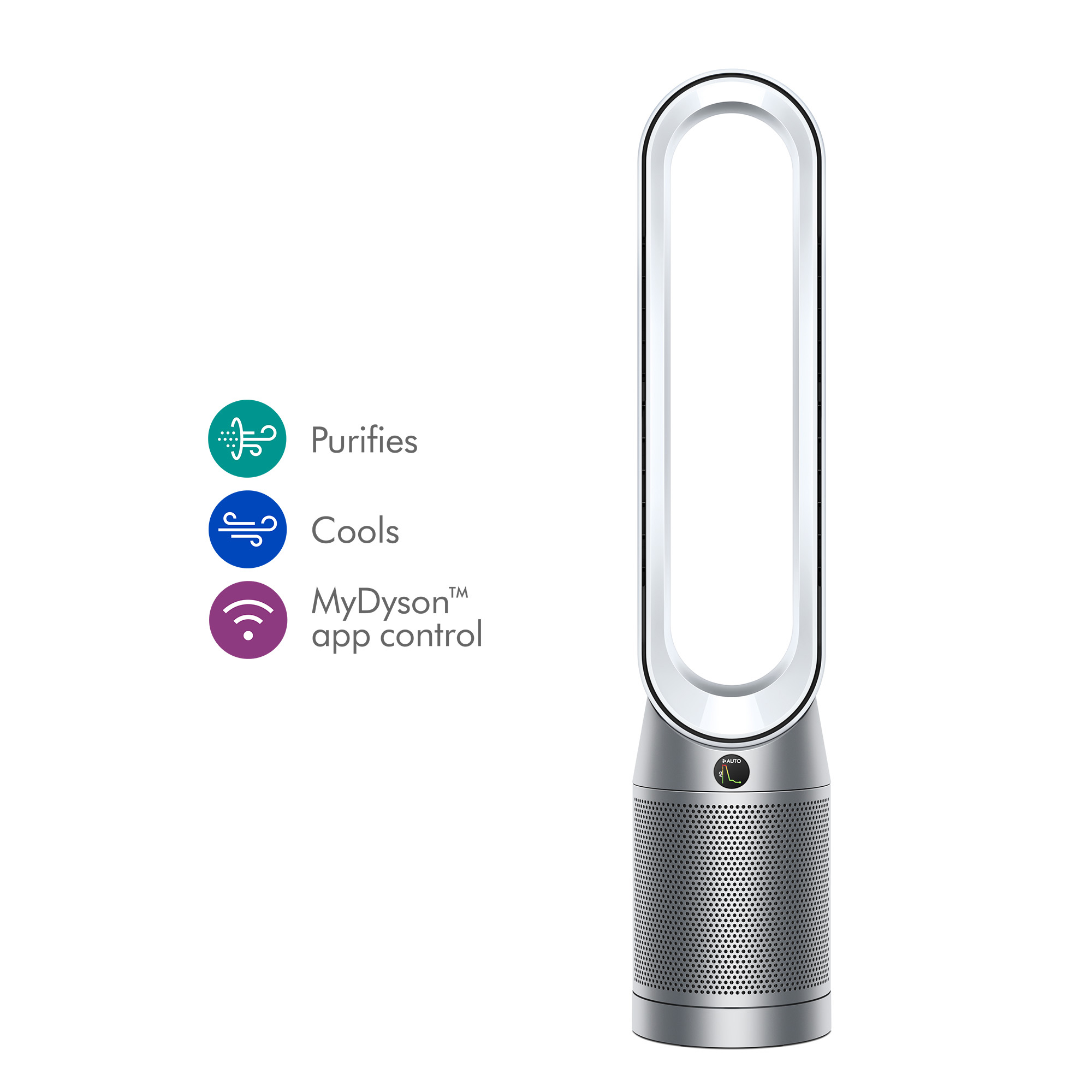 Dyson TP07 Purifier Cool™ Purifying Fan White/Silver 369678-01
