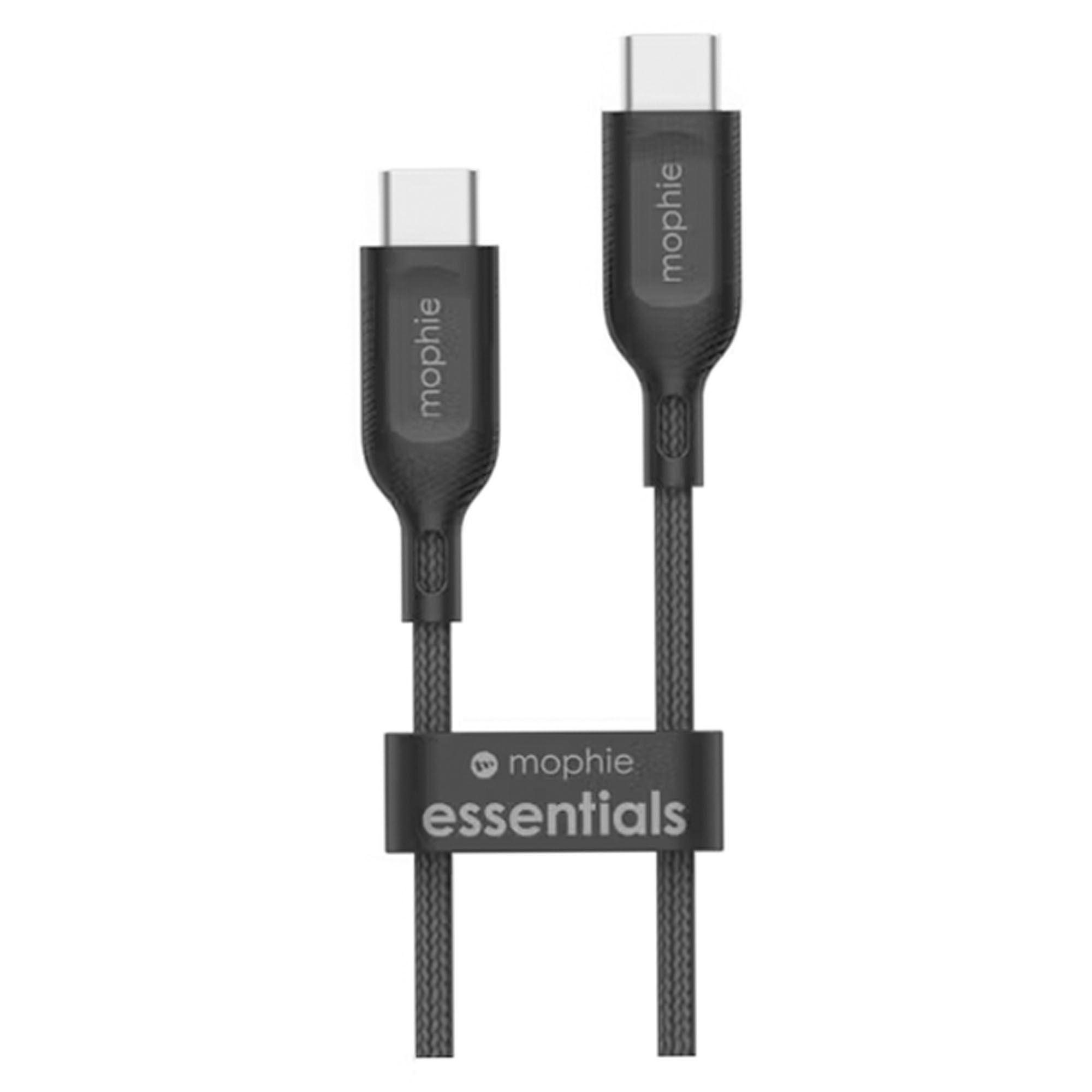 Mophie 2M Essential USB-C to USB-C Fast Charging Cable - Black 409912237