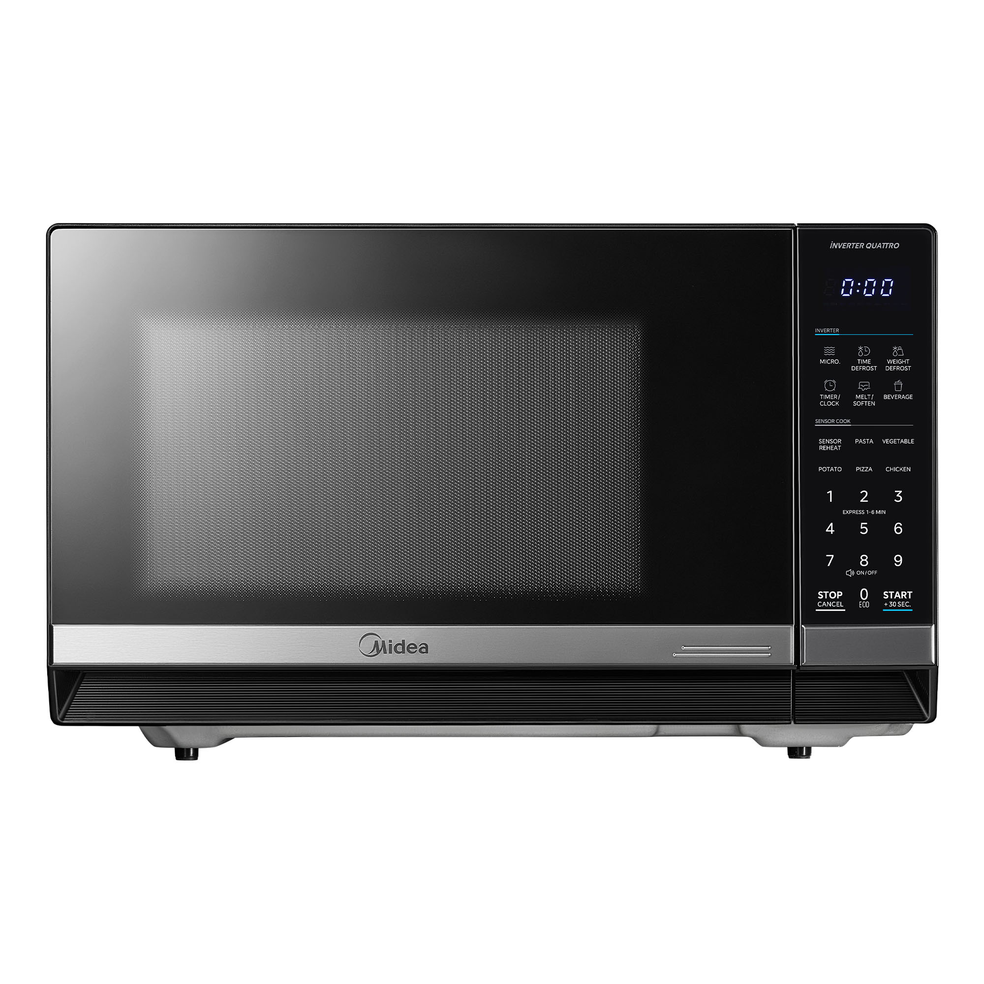 Midea 34L 1200W Smart Inverter Microwave Black MMW12VT34B