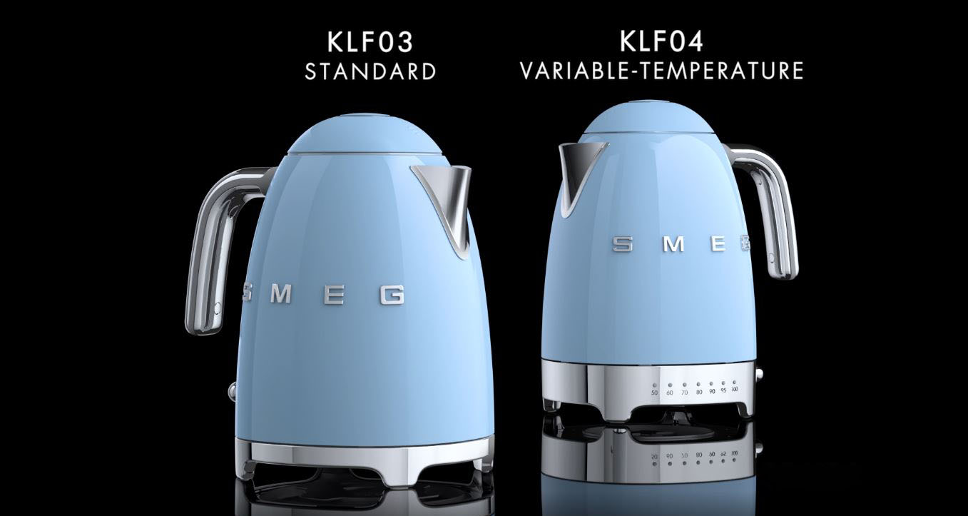 Smeg 50's Retro Style Aesthetic Electric KettlePastel Blue KLF03PBAU