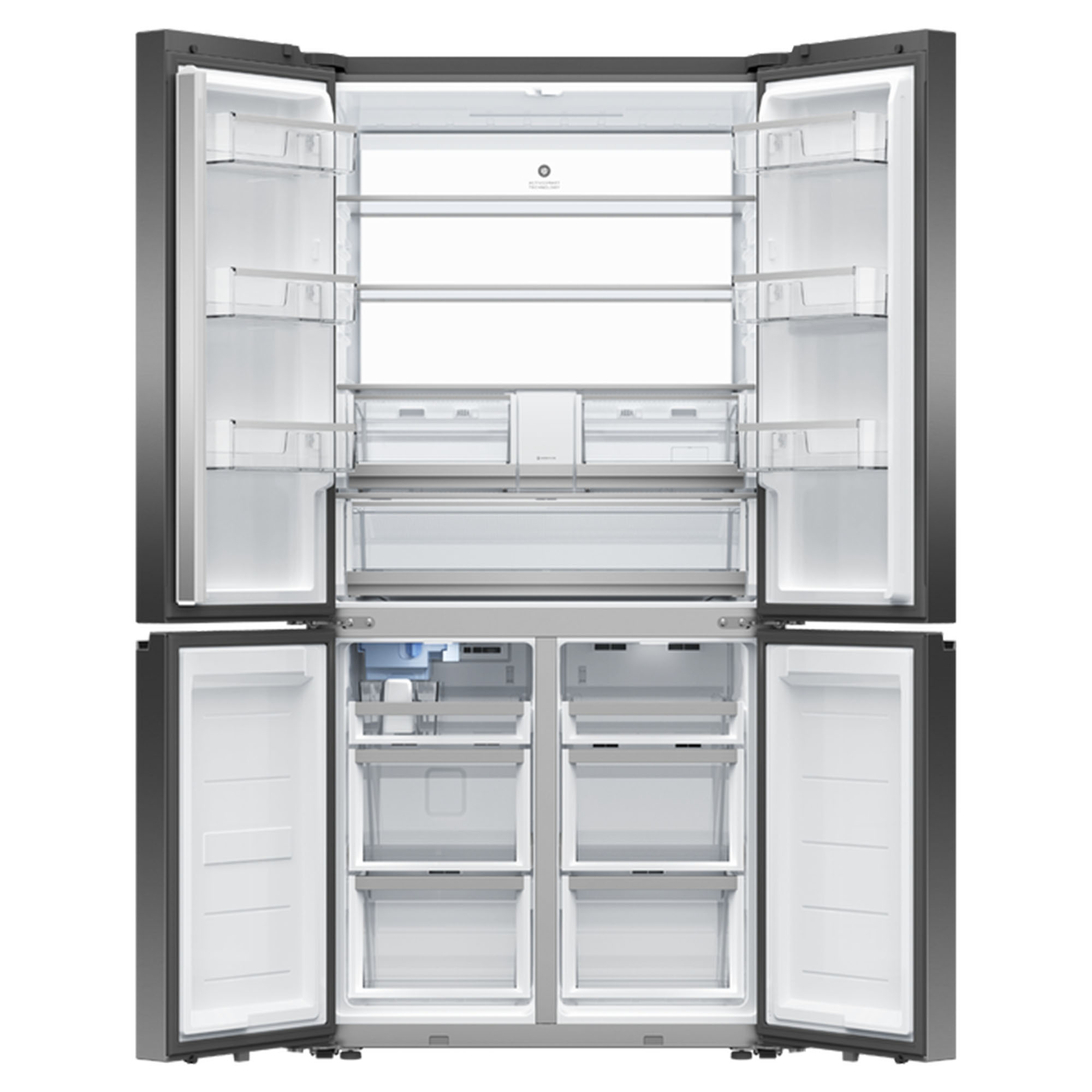 Fisher & Paykel Freestanding Quad Door Refrigerator Freezer, 90.5cm