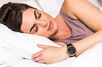 OFFICIAL WARRANTY) Garmin Vivomove HR Sport Stylish Hybrid Smartwatch with  Discreet Display \u0026 Precision Watch Hands (Rose Gold \u0026 Black Silicone)
