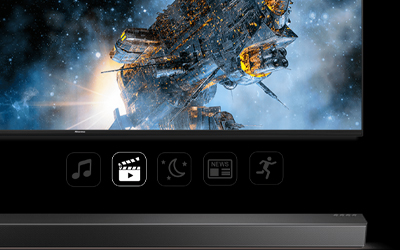 Optimise your audio experience with multiple sound modes