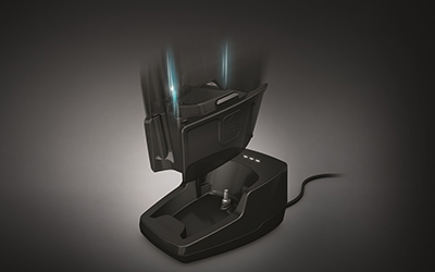 Battery charger cradle