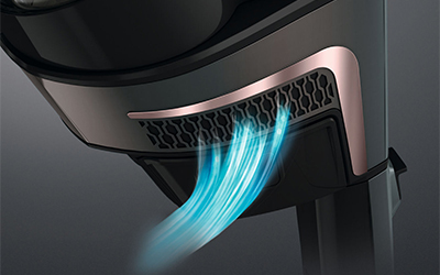 HEPA* lifetime filter | Breathe easily