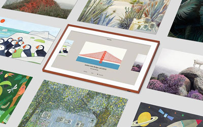 Transforms your TV into a piece of Art